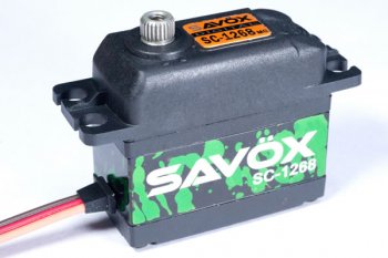 (image for) Savox SC1268 'Low RPM/ High Torque' Digital Servo for rc cars/bu