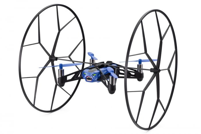 (image for) Parrot Minidrone Rolling Spider Quadcopter - Blue