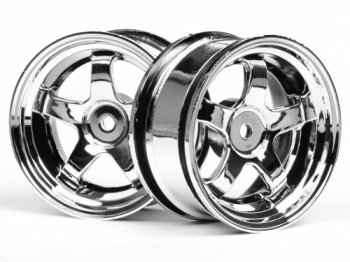 (image for) HPI WORK MEISTER S1 WHEEL 26mm CHROME (3mm OFFSET)