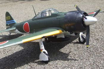 (image for) FMS Mitsubishi A6M Zero 1400 Series ARTF Electric RC Airplane/Wa