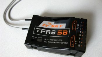 (image for) FrSky Futaba FASST Compatible 8Ch 2.4Ghz Receiver with S-BUS