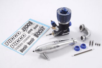 (image for) Picco 'Boost' .21 RC Buggy Turbo Engine with Pipe & Manifold