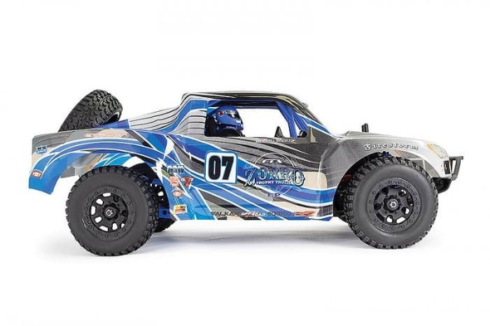 FTX ZORRO 1/10 TROPHY TRUCK EP BRUSHED 4WD RTR - BLUE - Click Image to Close