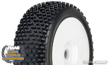 (image for) Bow-Tie Off-Road 1:8 Buggy Tires Mounted on V2 for Front or Rear