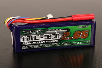 (image for) Turnigy nano-tech 2650mah 4S 25~50C Lipo Pack