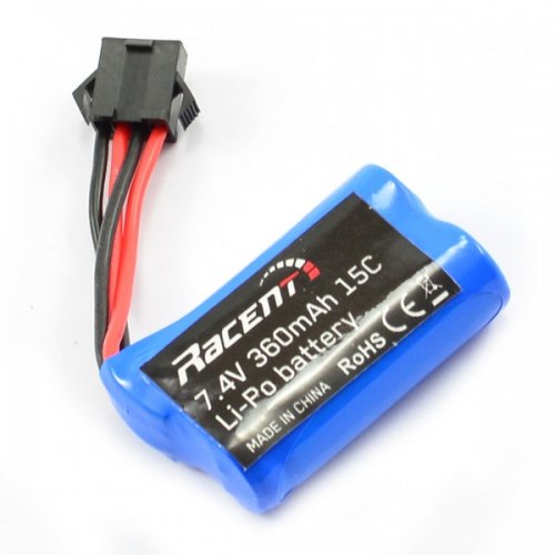 (image for) VOLANTEX RACENT VECTOR 28 7.4V 360MAH LI-ION BATTERY-NEW PLUG