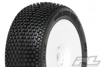 (image for) Proline Blockade X3 (Soft) Off-Road 1:8 Buggy Tyres Mounted for 