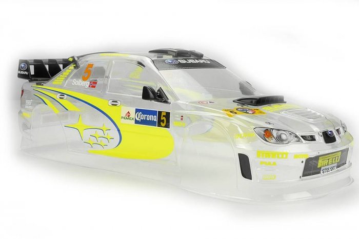 (image for) CARISMA SUBARU IMPREZA 2006 WRC CLEAR BODY SET 190MM