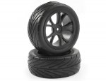 (image for) FASTRAX 1/10 MOUNTED ARROW BUGGY FRONT TYRES 10-SPOKE