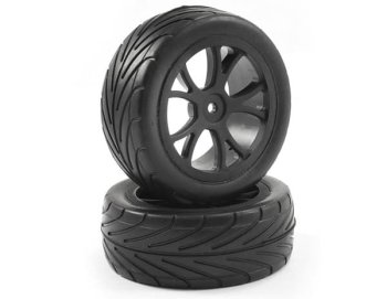 (image for) FASTRAX 1/10 MOUNTED ARROW BUGGY FRONT TYRES 10-SPOKE
