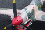 (image for) FMS WWII P40 Warhawk Electric ARTF Aircraft (Retract Landing Gea
