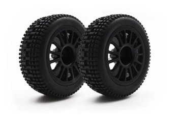 (image for) CARISMA GT24I20 REAR WHEEL & TYRE SET (PAIR)