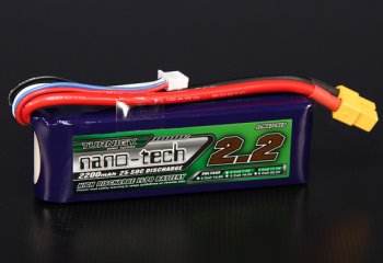 (image for) Turnigy nano-tech 2200mah 3S 25~50C Lipo Pack
