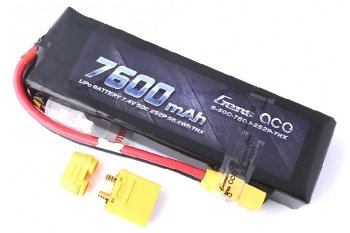 (image for) Gens ace 7600mAh 7.4V 50C 2S2P Lipo Battery with XT90 Plug