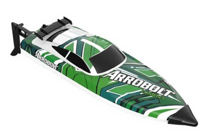 (image for) Arrobolt 'LUMEN' SR40 Brushless RC Boat RTR Green EU Combo