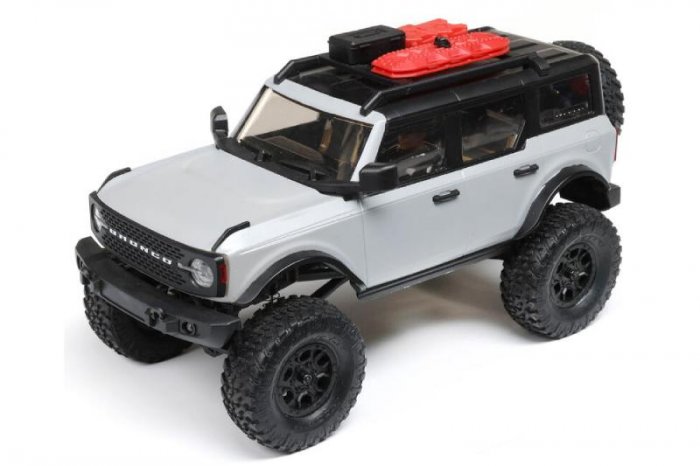 (image for) Axial 1/24 SCX24 2021 Ford Bronco 2021 4WD RC Truck RTR, Grey