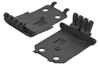 (image for) Arrma F/R Lower Skidplate (2): 4x4 Granite MEGA