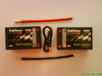 (image for) TRAKPOWER DARK SERIES 35C 4650MAH SADDLE PACK SYSTEM TP46502SSP