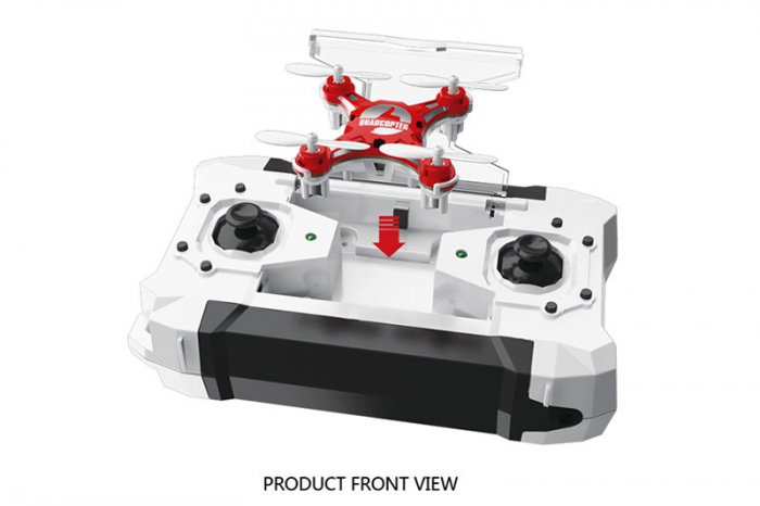 (image for) FUQI TOYS FQ777 MICRO POCKET QUADCOPTER DRONE - BLACK