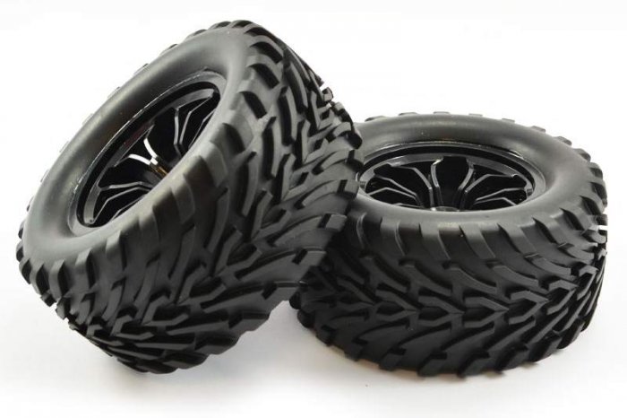(image for) FTX BUGSTA MOUNTED WHEEL/TYRE COMPLETE PAIR - BLACK