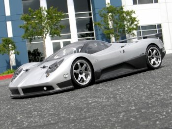 (image for) HPI PAGANI ZONDA F CLEAR BODY (200mm)