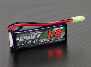 (image for) Turnigy nano-tech 1800mah 3S 20~40C Lipo AIRSOFT Pack
