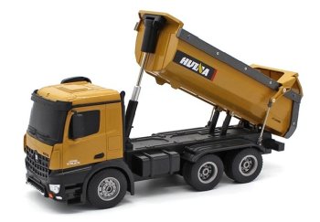 (image for) HUINA RC TIPPER/DUMP TRUCK 2.4G 10CH WITH DIE CAST CAB, BUCKETS