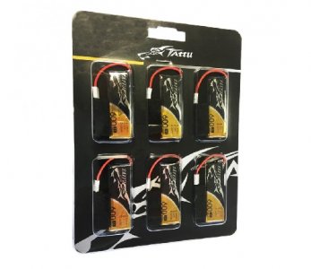 (image for) Tattu 600mAh 3.7V 30C 1S1P Lipo Battery Pack with Molex Plug(6p)