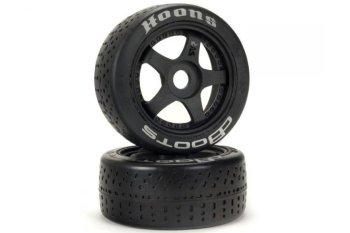 (image for) dBoots Hoons 42/100 2.9 Pre-Mounted Belted Tires, Silver, 17mm