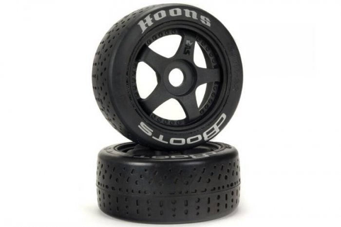 (image for) dBoots Hoons 42/100 2.9 Pre-Mounted Belted Tires, Silver, 17mm