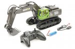 HUINA 2.4G 11CH RC EXCAVATOR GREEN W/DIE CAST BUCKET (image for) HUINA 2.4G 11CH RC EXCAVATOR GREEN W/DIE CAST BUCKET