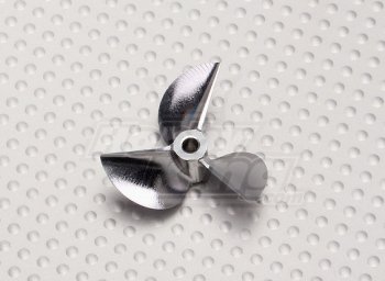 (image for) 35mm 3 Blade EP CNC Boat Prop (P1.7 D1/8x3)