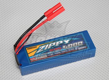 (image for) ZIPPY Flightmax 4000mAh 2S1P 30C hardcase Lipo Battery Pack