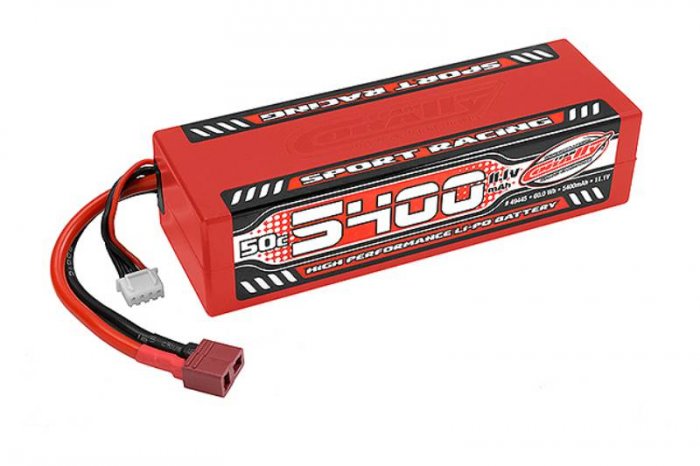 (image for) CORALLY SPORT RACING 50C LIPO BATTERY 5400MAH 11.1V STICK 3S