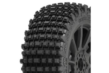 (image for) PROLINE 'GLADIATOR' M2 PRE- MOUNT MACH 10 BLACK WHEELS PR