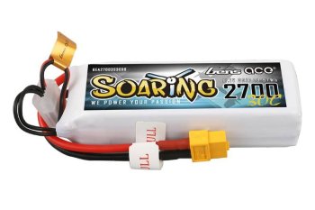 (image for) Gens ace Soaring 2700mAh 11.1V 30C 3S1P LiPo Battery Pack XT60
