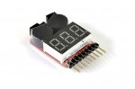 (image for) ETRONIX 1-8S LIPO BATTERY VOLTAGE METER W/ALARM