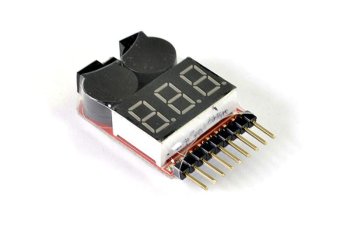 (image for) ETRONIX 1-8S LIPO BATTERY VOLTAGE METER W/ALARM