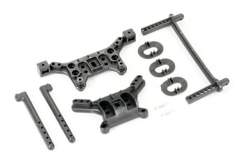 (image for) FTX HAVOK FRONT & REAR SHOCK TOWER, BODY MOUNTS
