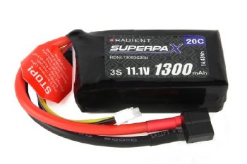 (image for) LiPo 3S 1300mAh 11.1V 20C HCT