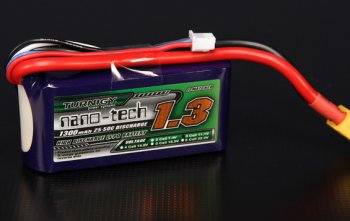 (image for) Turnigy nano-tech 1300mah 3S 25~50C Lipo Pack