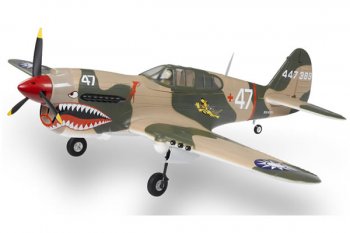 (image for) FMS WWII P40 Warhawk Electric ARTF Aircraft (Retract Landing Gea