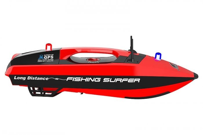 (image for) FISHING PEOPLE SURF LAUNCHED RC BAIT RELEASE GPS BOAT