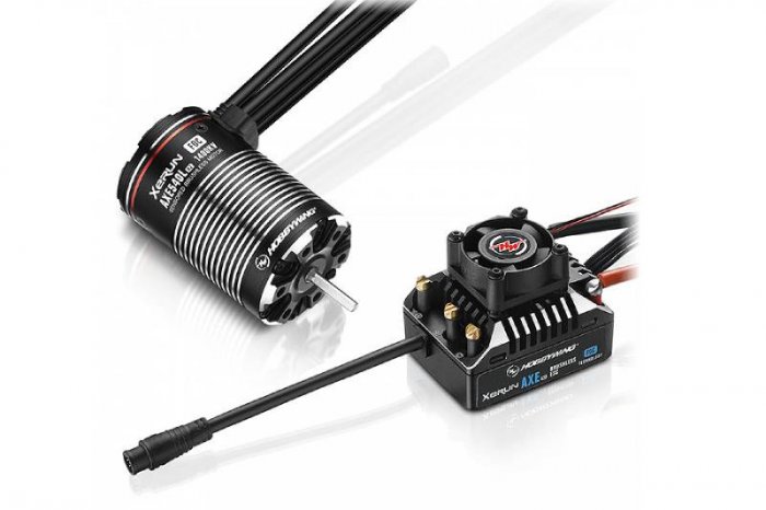 (image for) HOBBYWING XERUN AXE540L 1400KV R2 FOC SENSORED B/LESS COMBO