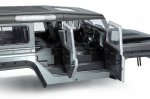 (image for) FASTRAX 1/10 RANGER XL HARD BODY & INTERIOR SET 313MM - GREY