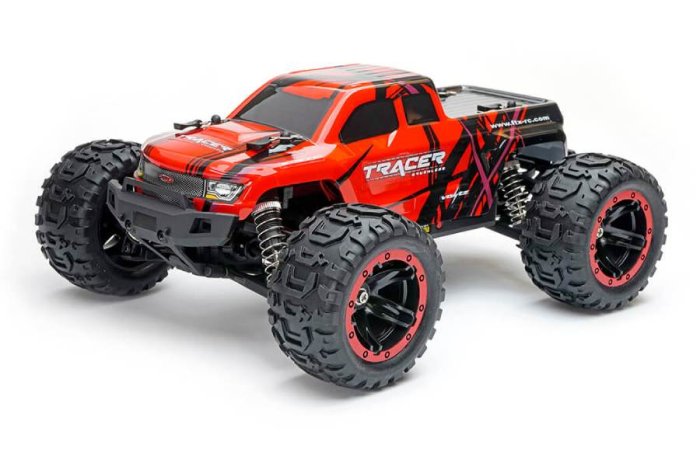 (image for) Τηλεκατευθυνόμενα FTX Tracer 1/16 4WD Brushless RC Monster Truck RTR - Red