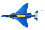 (image for) F4-E Phantom Blue Angels EDF Electric RTF RC Jet with 2.4ghz Rad