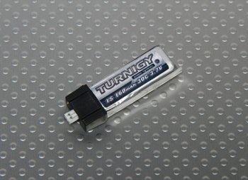 (image for) Turnigy 160mAh 1S 30C (Eflite, Twister, Minium compatible)