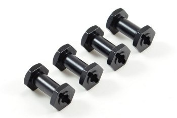 (image for) FTX OUTBACK ALUMINIUM WHEEL HEX W/PINS (2*10) EXTRA WIDE +5MM (4