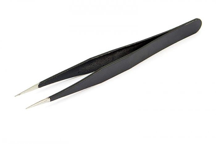 (image for) CENTRO STRAIGHT BLACK TWEEZERS